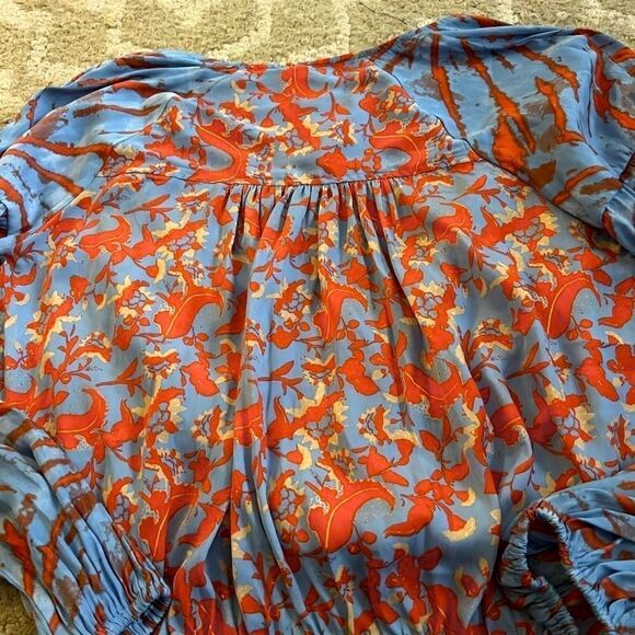 free People size M Floral Patterned Blouse - Picture 1 of 4